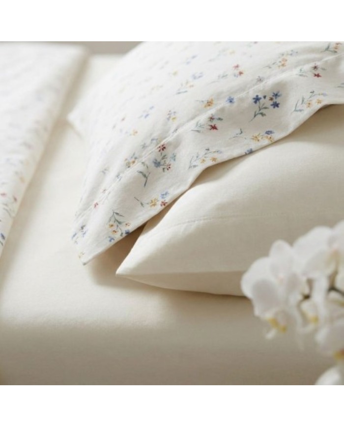 Completo lenzuola matrimoniale 100% cotone 4 FEDERE Neith Venere