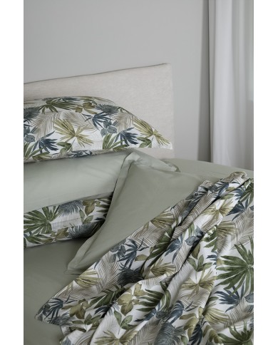 Completo lenzuola matrimoniale 100% cotone 4 FEDERE Neith Sadal