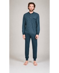 Pigiama uomo 100% caldo cotone Bip Bip 7321 - Made in Italy