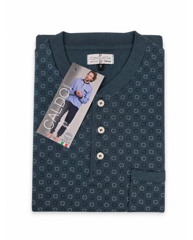 Pigiama uomo 100% caldo cotone Bip Bip 7353 - Made in Italy