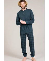 Pigiama uomo 100% caldo cotone Bip Bip 7321 - Made in Italy