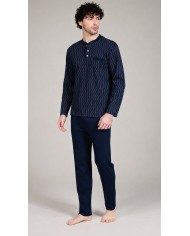 Pigiama uomo 100% caldo cotone Bip Bip 7321 - Made in Italy