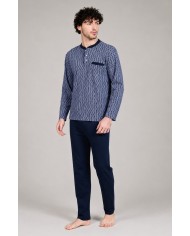 Pigiama uomo 100% caldo cotone Bip Bip 6019 - Made in Italy