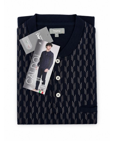 Pigiama uomo 100% caldo cotone Bip Bip 6019 - Made in Italy