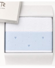 Telo bagnetto neonato ricamato a mano Elite pour le Bebè art.300