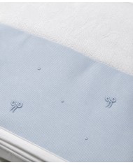 Telo bagnetto neonato ricamato a mano Elite pour le Bebè art.300