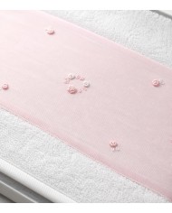 Telo bagnetto neonato ricamato a mano Elite pour le Bebè art.314
