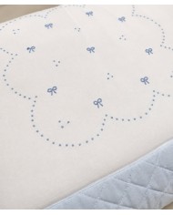 Piumone invernale con paracolpi per culla ricamato a mano Elite 70336