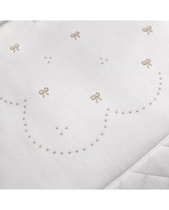 Piumone invernale con paracolpi per culla ricamato a mano Elite 70336