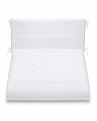 Piumone invernale con paracolpi per culla ricamato a mano Elite 70336