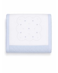 Piumone invernale con paracolpi per culla ricamato a mano Elite 70336