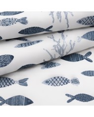Completo lenzuola matrimoniale 100% cotone Penelope