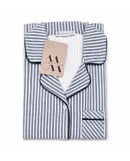 Pigiama donna in 100% caldo cotone aperto avanti Lunatica art. 62129