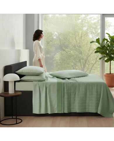 Completo Lenzuola piazza e mezza 100% cotone Vallesusa Rodi