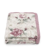 Plaid in pile stampato e retro sherpa Boston var. 2