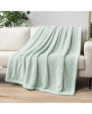 Plaid in pile stampato e retro sherpa Boston var. 3