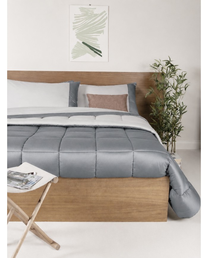 Trapunta matrimoniale 100% cotone doubleface Neith Giselle