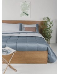 Trapunta piazza e mezza 100% cotone doubleface Neith Giselle