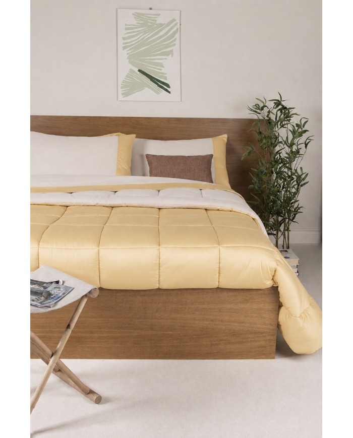 Trapunta piazza e mezza 100% cotone doubleface Neith Giselle