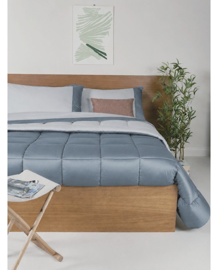 Trapunta letto singolo 100% cotone doubleface Neith Giselle