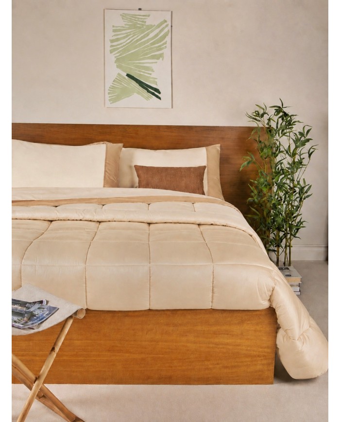 Trapunta letto singolo 100% cotone doubleface Neith Giselle