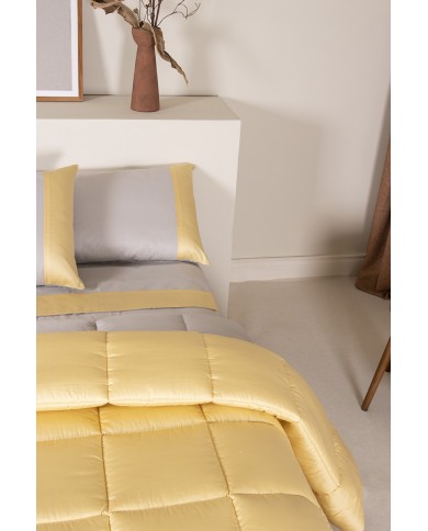 Trapunta letto singolo 100% cotone doubleface Neith Giselle