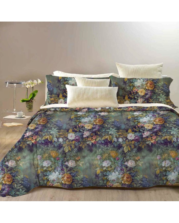 Trapunta matrimoniale con stampa digitale S&G Home Amal