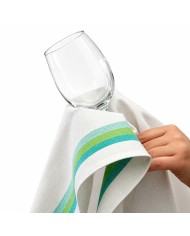 Set 6 strofinacci da cucina 100% cotone art. premium spigato