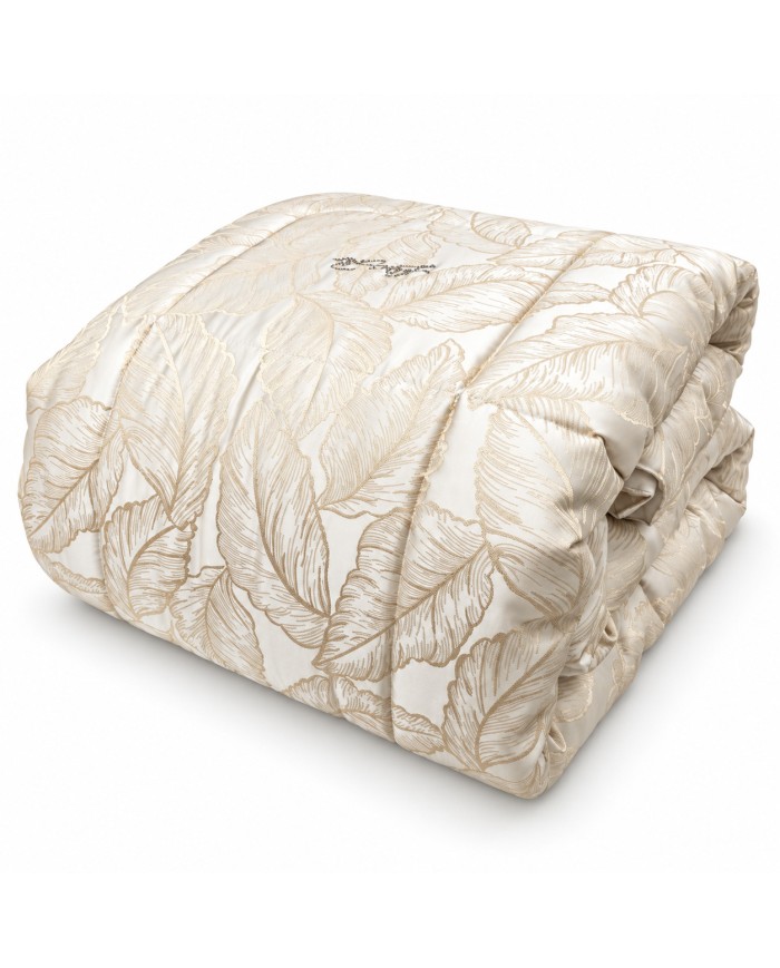 Trapunta matrimoniale in raso jacquard Liu Jo art. Leaf