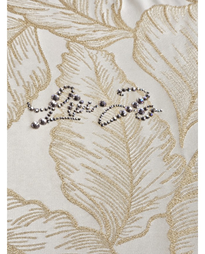 Trapunta matrimoniale in raso jacquard Liu Jo art. Leaf