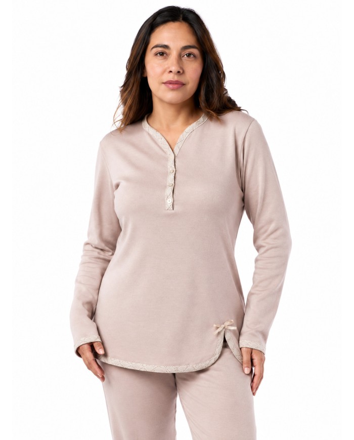 Pigiama donna 100% caldo cotone Fida Lingerie art. 2724
