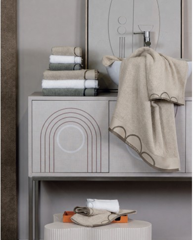 Set asciugamano viso + ospite Borbonese art. Relax