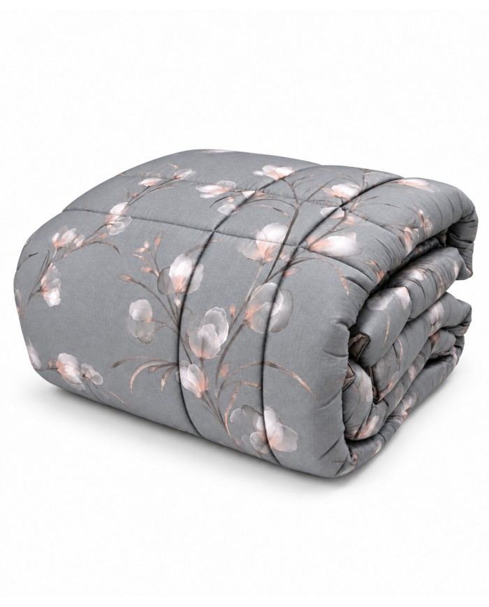 Trapunta matrimoniale in raso 100% cotone Mirabello Jap Ramage