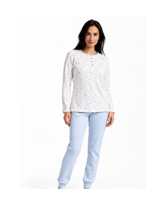 Pigiama donna 100% caldo cotone Vilfran 52683