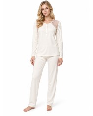 Pigiama donna 100% caldo cotone Lunatica 62101
