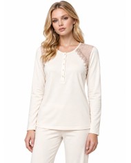 Pigiama donna 100% caldo cotone Lunatica 62101