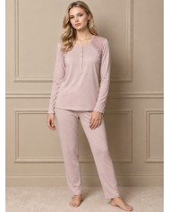 Pigiama donna 100% caldo cotone Lunatica 62101