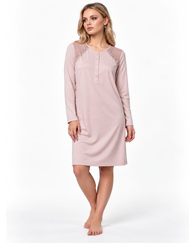 Camicia da notte 100% caldo cotone Lunatica 62102