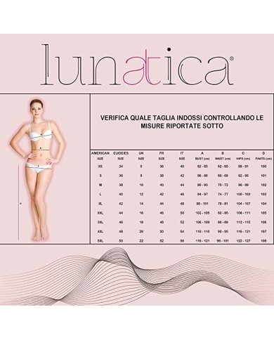 Camicia da notte 100% caldo cotone Lunatica 62102