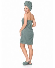 Set Bagno Donna con Pareo, Turbante e Ciabatte - Laura Biagiotti