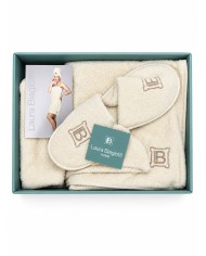 Set Bagno Donna con Pareo, Turbante e Ciabatte - Laura Biagiotti
