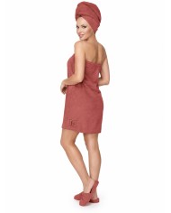 Set Bagno Donna con Pareo, Turbante e Ciabatte - Laura Biagiotti