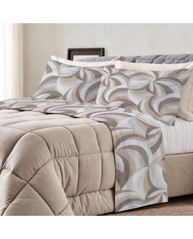 Completo lenzuola matrimoniale 100% cotone Baty