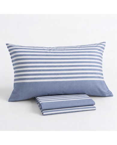Completo lenzuola letto singolo 100% cotone Sila