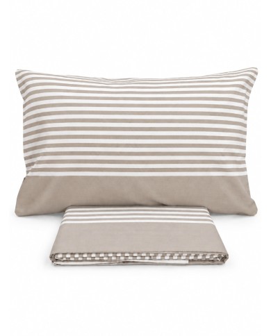 Completo lenzuola letto singolo 100% cotone Sila