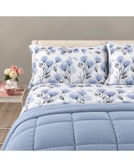 Completo lenzuola matrimoniale 100% cotone art. Hisa