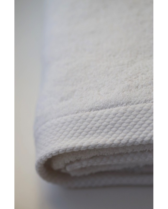 Coppia asciugamani viso+ospite 100% spugna di cotone premium Marea