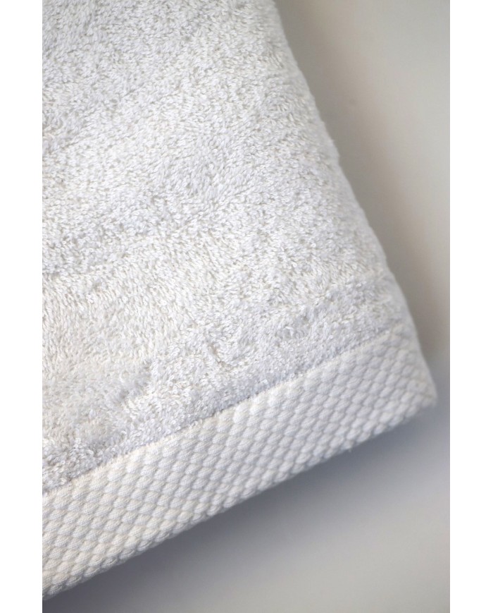 Coppia asciugamani viso+ospite 100% spugna di cotone premium Marea