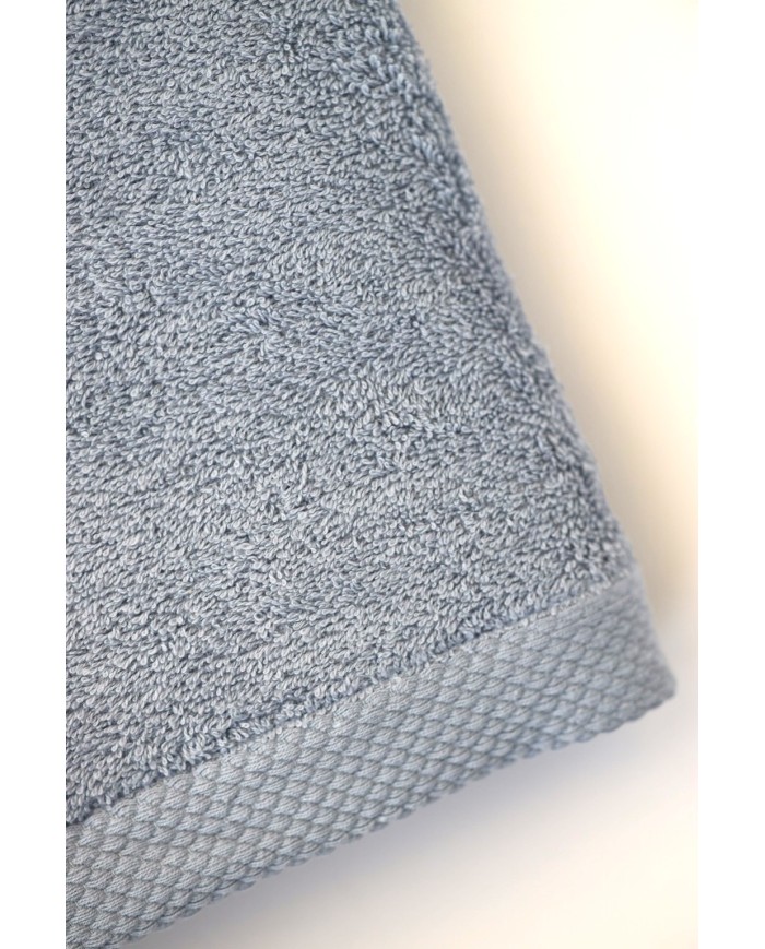 Coppia asciugamani viso+ospite 100% spugna di cotone premium Marea