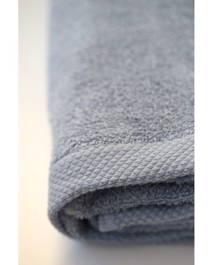 Coppia asciugamani viso+ospite 100% spugna di cotone premium Marea